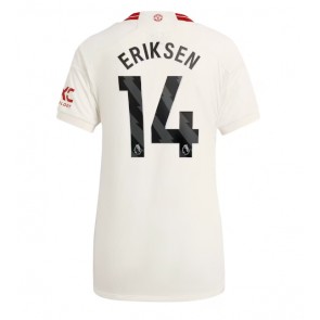 Manchester United Christian Eriksen #14 Rezervni Dres za Ženska 2023-24 Kratak Rukavima